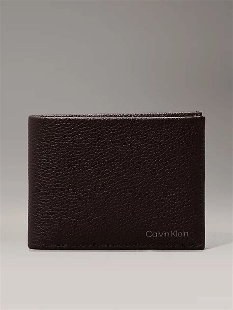 calvin klein leather billfold wallet